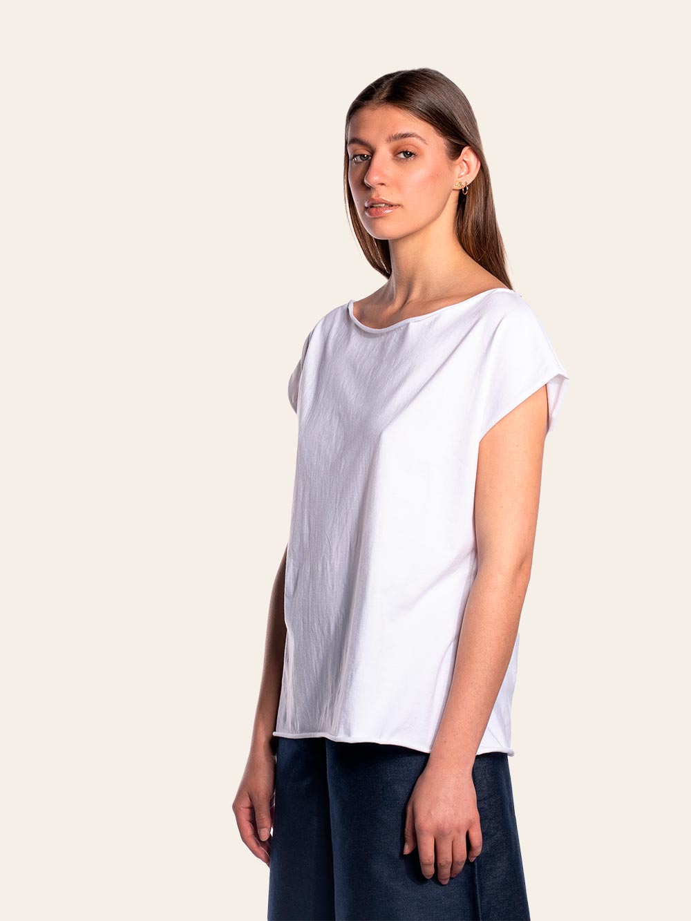 White organic cotton t-shirt