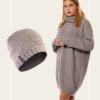 Grey Pullover and Beanie